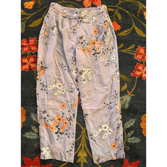 NWT J.Crew Garden Floral High-Rise Pants Size 8 - Picture 3 of 7
